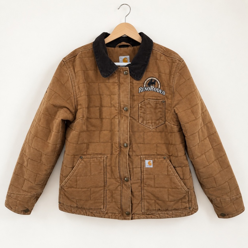 Carhartt Quilted Sandstone Youth Large 12/14 Reno Rodeo